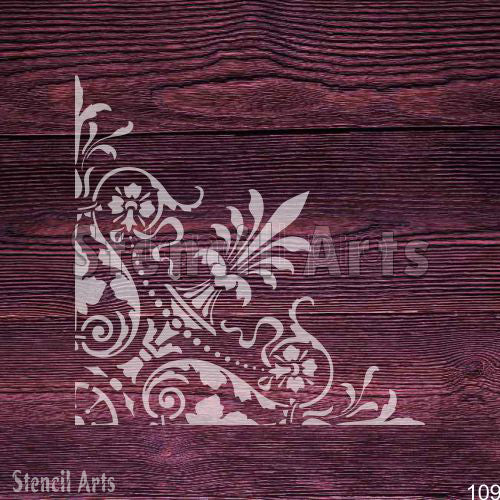Modern Artistic Motif Stencil for Floors, Furniture & Canvas Painting