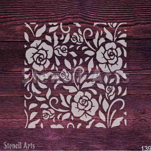 Kendin Yap El Sanatları Projeleri için Benzersiz Çiçek Desen Şablonları