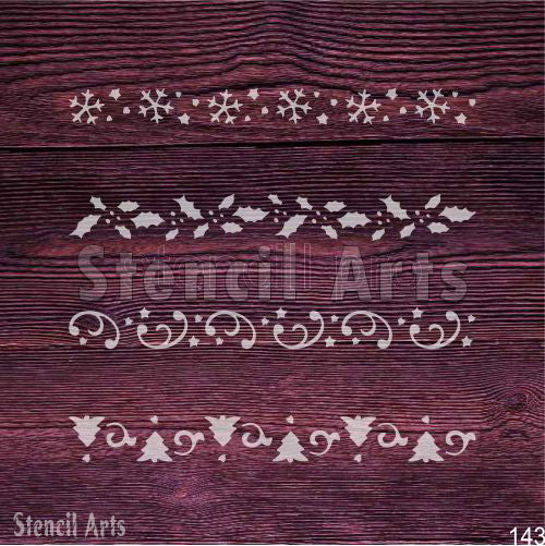 Border Reusable Stencils for DIY Craft & Home Transformations