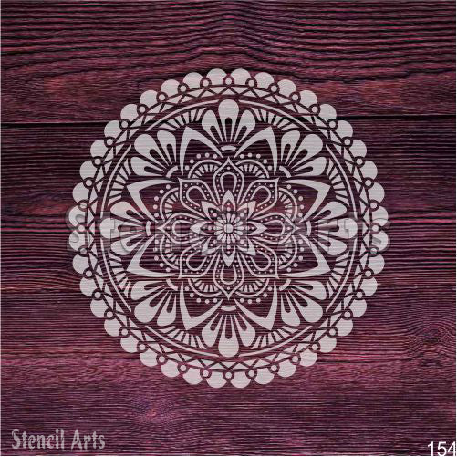 Çakra Spiral Mandala Dayanıklı Tekrar Kullanılabilir Şablon Kendin Yap Sanat ve El Sanatları İçin