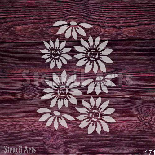 Kendin Yap Projeleri İçin Çiçek Şablonları – Duvar Sanatı, Kumaş Boyama ve Ev Dekorasyonu İçin Yeniden Kullanılabilir Çiçek Şablonları