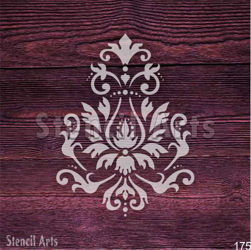 Florence Damask Stencil – Timeless Italian Elegance for DIY Crafts & Home Decor