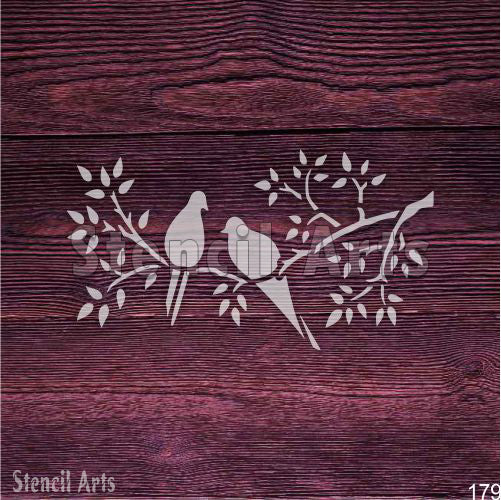Bird on Branches Stencil β Nature-Inspired Design for DIY Craft