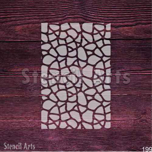 Taş Desen Şablonu – Duvarlar, Zeminler ve El Sanatları için Yeniden Kullanılabilir Gerçekçi Kaya Dokusu