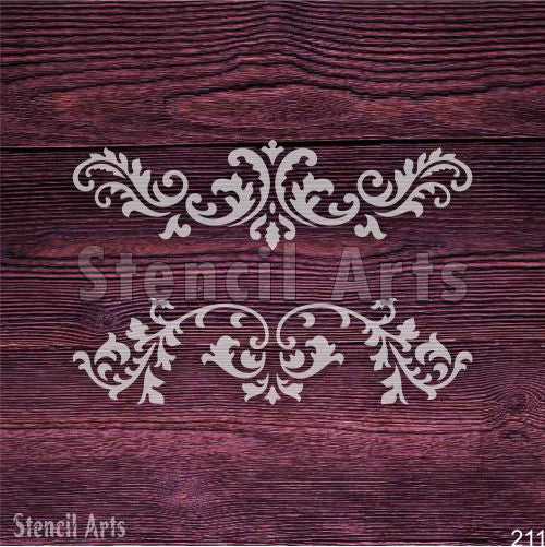 Bamboo Frame Border Stencil β Reusable Tropical Design for Walls, Furniture & Crafts
