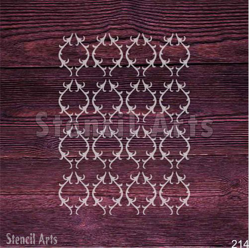 Mağribi Fas Desen Şablonu – Duvarlar İçin Yeniden Kullanılabilir İslami Geometrik Tasarım