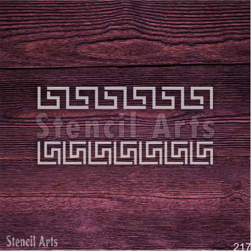 Versace Border Stencil β Reusable Greek Key Luxury Design for Walls, Floors & Furniture
