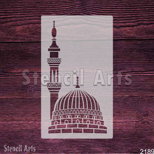 Madina Gumbad Art Stencil – Elegant Islamic Architectural Design for Decor & Crafts