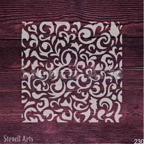 Prism Harmony Pattern Stencil for Vibrant Designs | StencilArts