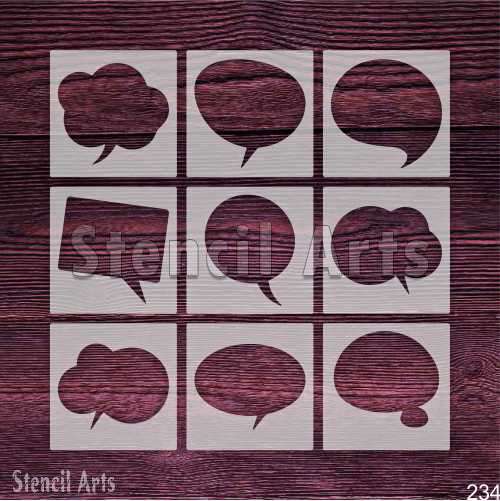 Chat Icon Stencil for Modern Designs | StencilArts