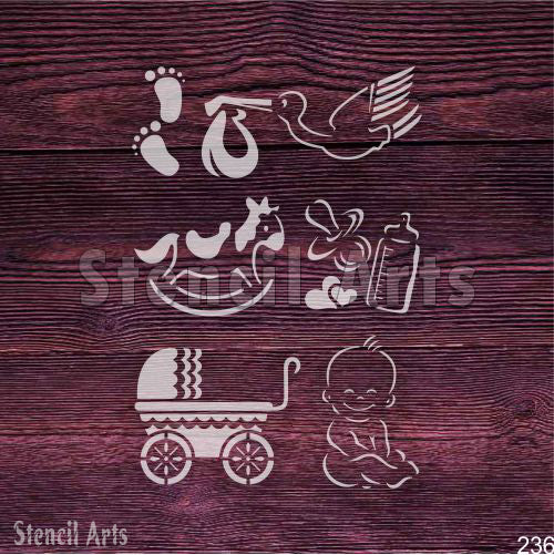 Kids, Baby Stencil for Adorable Designs | StencilArts