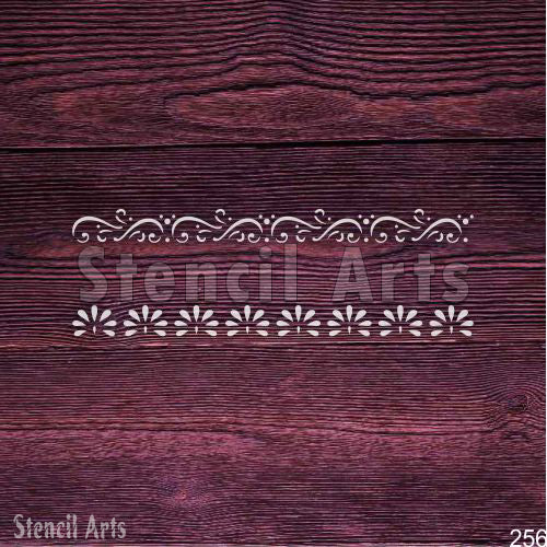 Paisley Dreams Border Stencil for Custom Wall Art | StencilArts