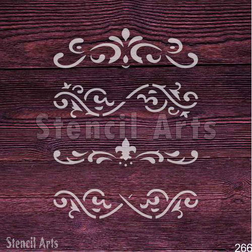 Border Frame Stencil - Reusable Stencil for Wall and Fabric | StencilArts