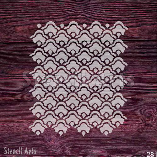 Create Vintage Designs with Retro Patterns Stencil | StencilArts