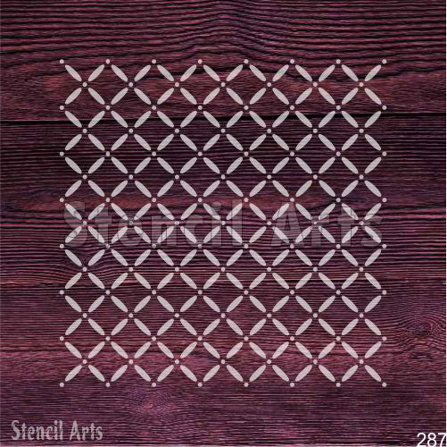 Lattice Pattern Stencil – DIY Custom Art | StencilArts