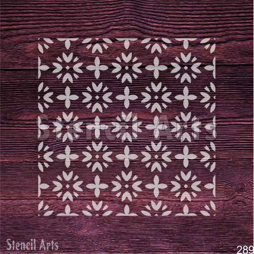 StencilArts GeoMedallion Elite – DIY Decor Stencil