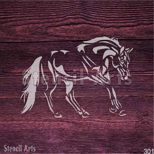 Horse Stencil - Majestic Design for DIY Decor & Crafts