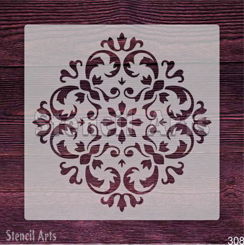 Mandala Stencil - Intricate Design for DIY Decor & Crafts