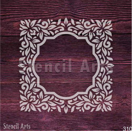 Flourish Frame Stencil - Decorative Border for DIY Decor
