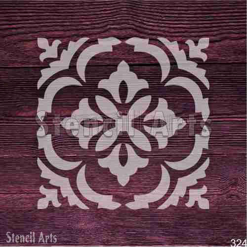 Tile Stencil Decorative DIY Decor - Add a Touch of Style | Stencilarts