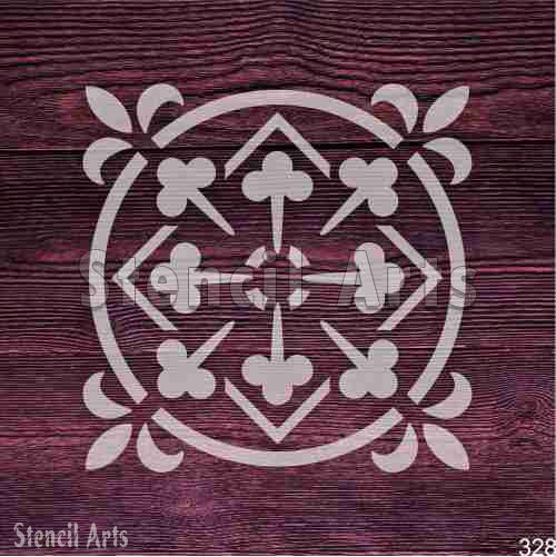 Decorative Medallion Stencil - Timeless Pattern for DIY Projects