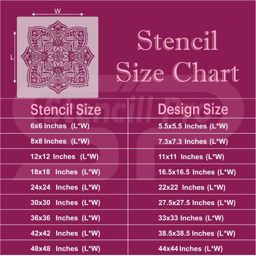 Vortex Serenity Mandalian DIY Şablonu Ev Dekorasyonu ve El Sanatları İçin