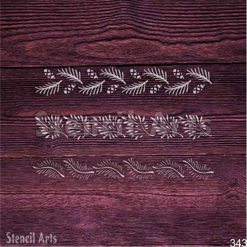 Nature Border Stencils - Add a Touch of Nature to DIY Projects