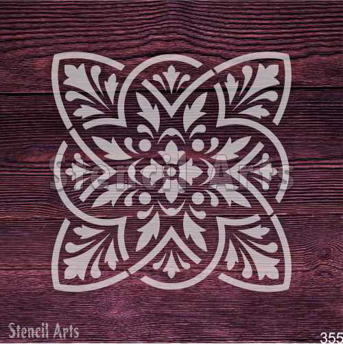 Mayan Mystique Tile Design Stencil High-Quality Craft & Art Stencils