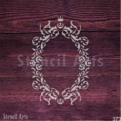 Floral Frame Stencil for Creative Crafting Projects
