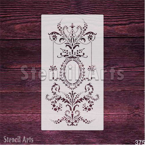 Miss Stencils Marie Antoinette Decorative Stencil for Crafting and Home Decor