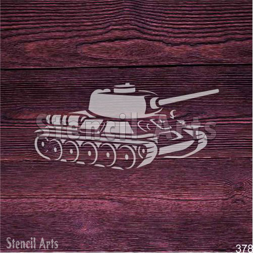 Army Tank Stencil for Creative Projects, Kids Stencils