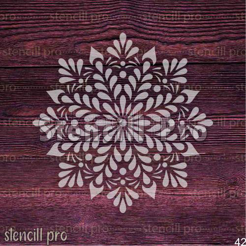 Tranquil Mandala DIY Layering Stencil for Fabric and Home Decoration