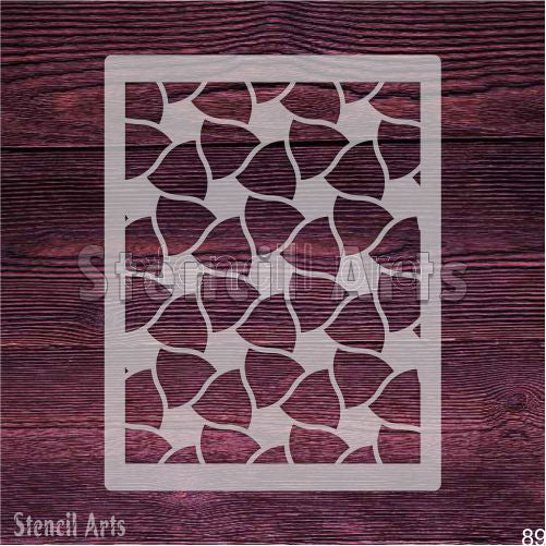 Stellar Patterns Decorative Stencil for Wall Painting and Home Decor