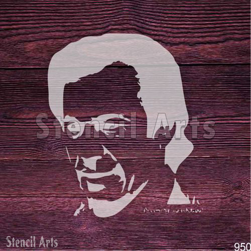 Imran Khan Face Stencil – Reusable Portrait Stencil for Wall, Shirt & Poster Art