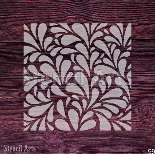 Radiant Chevron Pattern Reusable Art Stencil for Home Wall Painting and Crafts