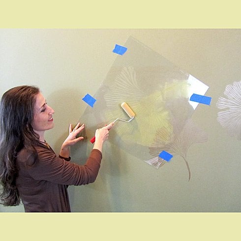 Ginkgo Leaf Stencil – Reusable Botanical Pattern for Wall, Fabric & DIY Crafts