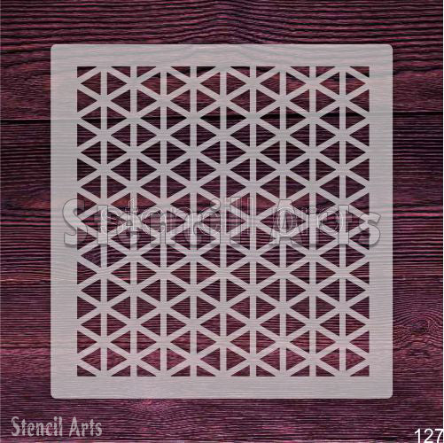 Tiled Elegance Multi-Surface Stencil for Wall, Floor & Furniture Projects