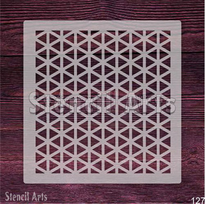 Tiled Elegance Multi-Surface Stencil for Wall, Floor & Furniture Projects