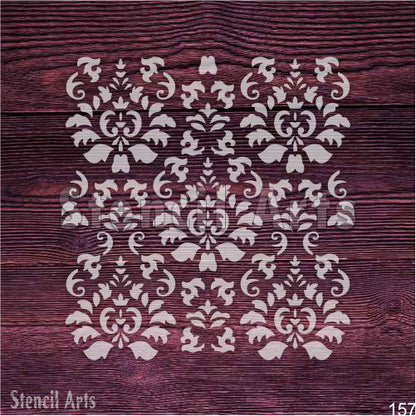 Antique Majesty Damask Pattern Precision Stencil for Perfect Wall & Floor Patterns