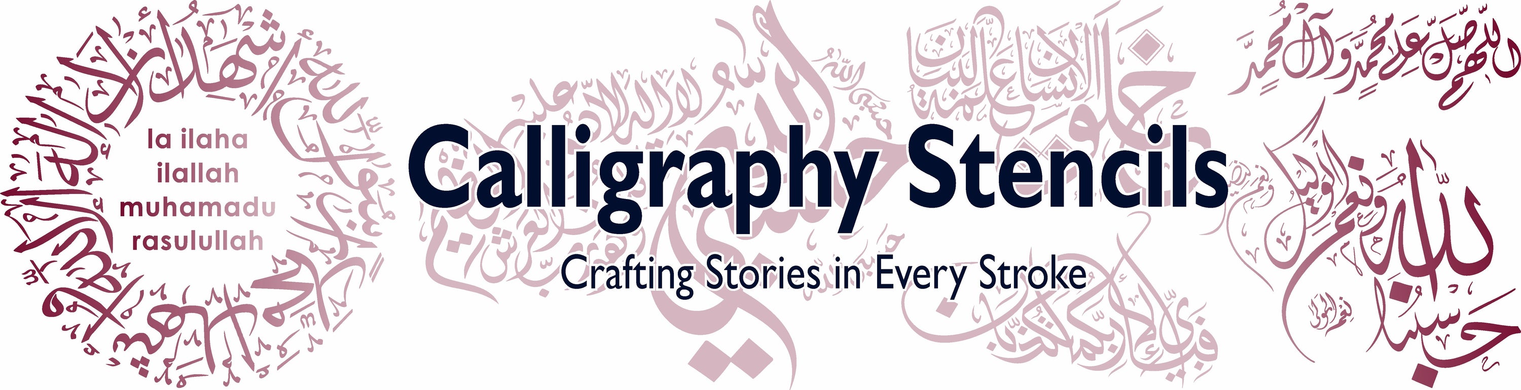 All Calligraphy Stencils - Stencil Arts