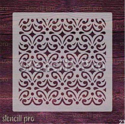 Woven Whimsy Multi-Surface Stencil for Painting Projects