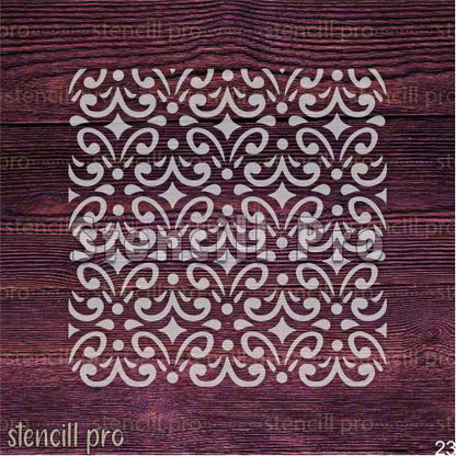 Luxe Patterns DIY Stencil for Painting Walls, Floors, Canvas, and Wood
