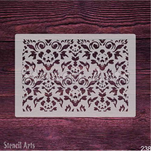 Regency Pattern Svg Regency Bloom Pattern Stencil for Vintage Designs | StencilArts ...