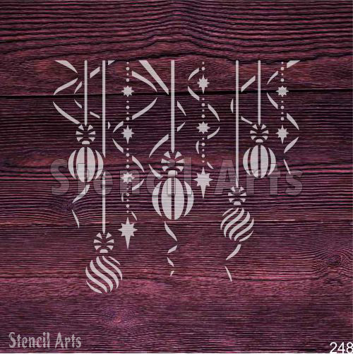 Decor Light Balloons Stencil for Festive DIY | StencilArts