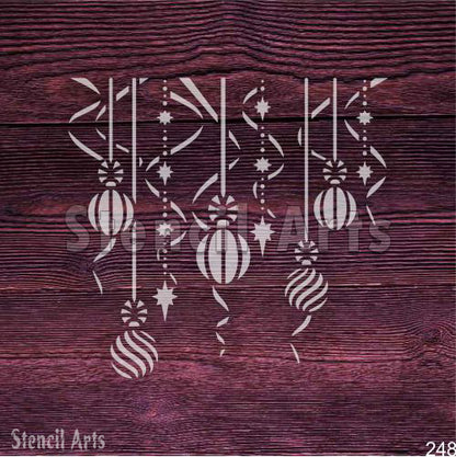 Decor Light Balloons Stencil for Festive DIY | StencilArts