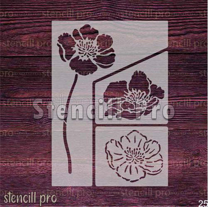 Scrapbooking ve Albümler için Spring Serenity Dekoratif Şablon