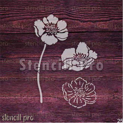 Scrapbooking ve Albümler için Spring Serenity Dekoratif Şablon