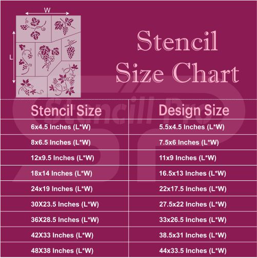 Üzüm Asmaları Ve Dalları Ev Dekorasyonu İçin Tekrar Kullanılabilir Şablon