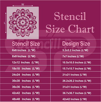 Spiral Radiance Mandala Duvar ve Zemin Tasarımları İçin Çok Yönlü Şablon