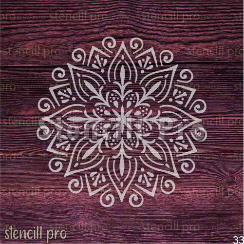 Harmony Sphere Mandala DIY El Sanatları Şablonu Tüm Yüzeyler İçin